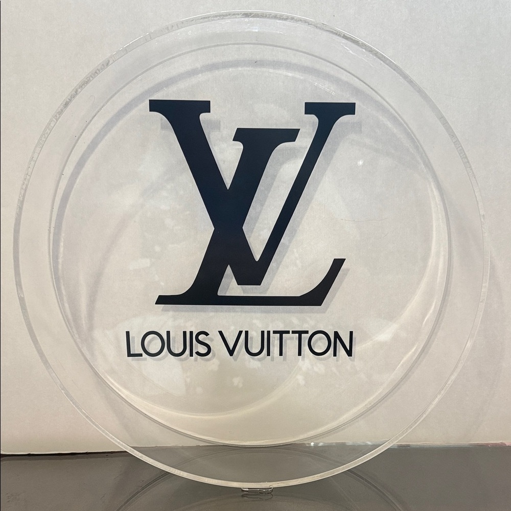 Louis Vuitton Transparent Logo Tray